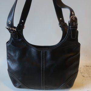 NWD Womens Coach A04S-9249 Black Leather Soho Slim Shoulder Handbag *